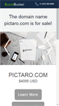 Mobile Screenshot of pictaro.com